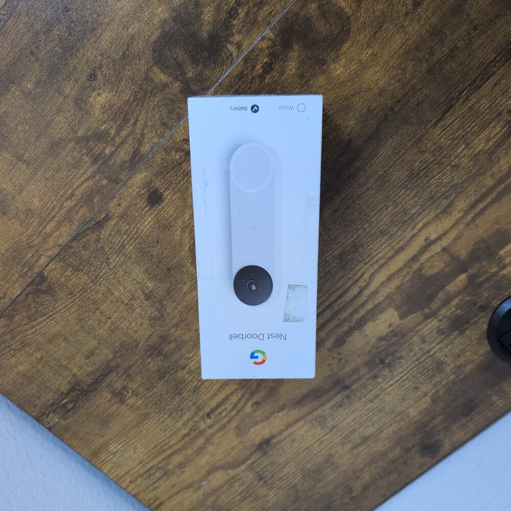 Google Nest Doorbell Battery Wireless Video Doorbell Camera Snow White Open Box